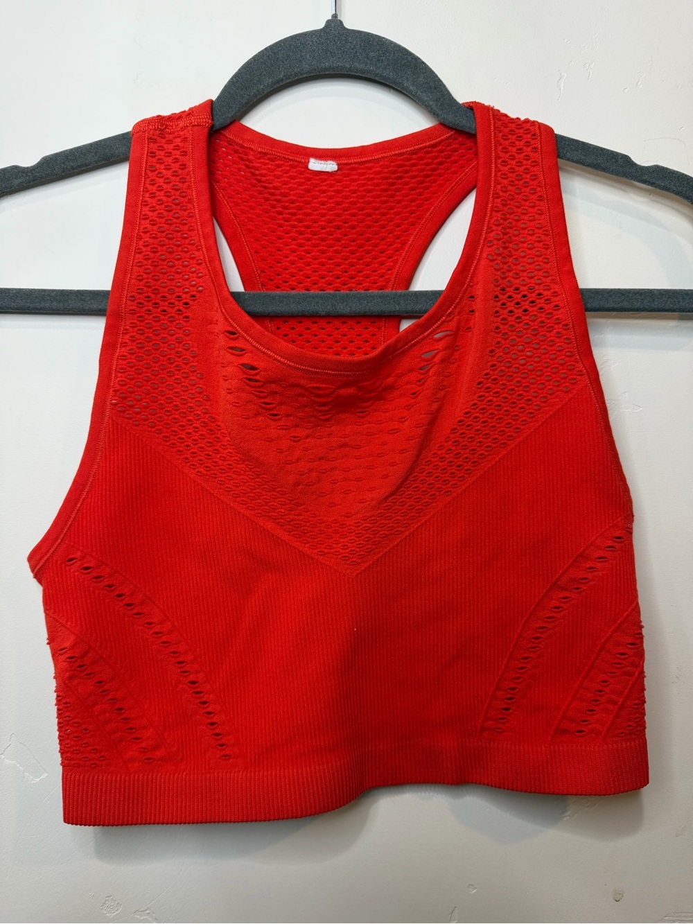 ALO Yoga Perforated Racerback Seamless Sports Bra